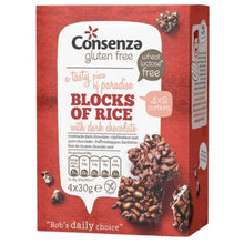 Schokolade-Reisblöcke Zartbitter - Glutenfrei