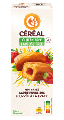 Mini-Küchlein mit Erdbeerfüllung - Glutenfrei