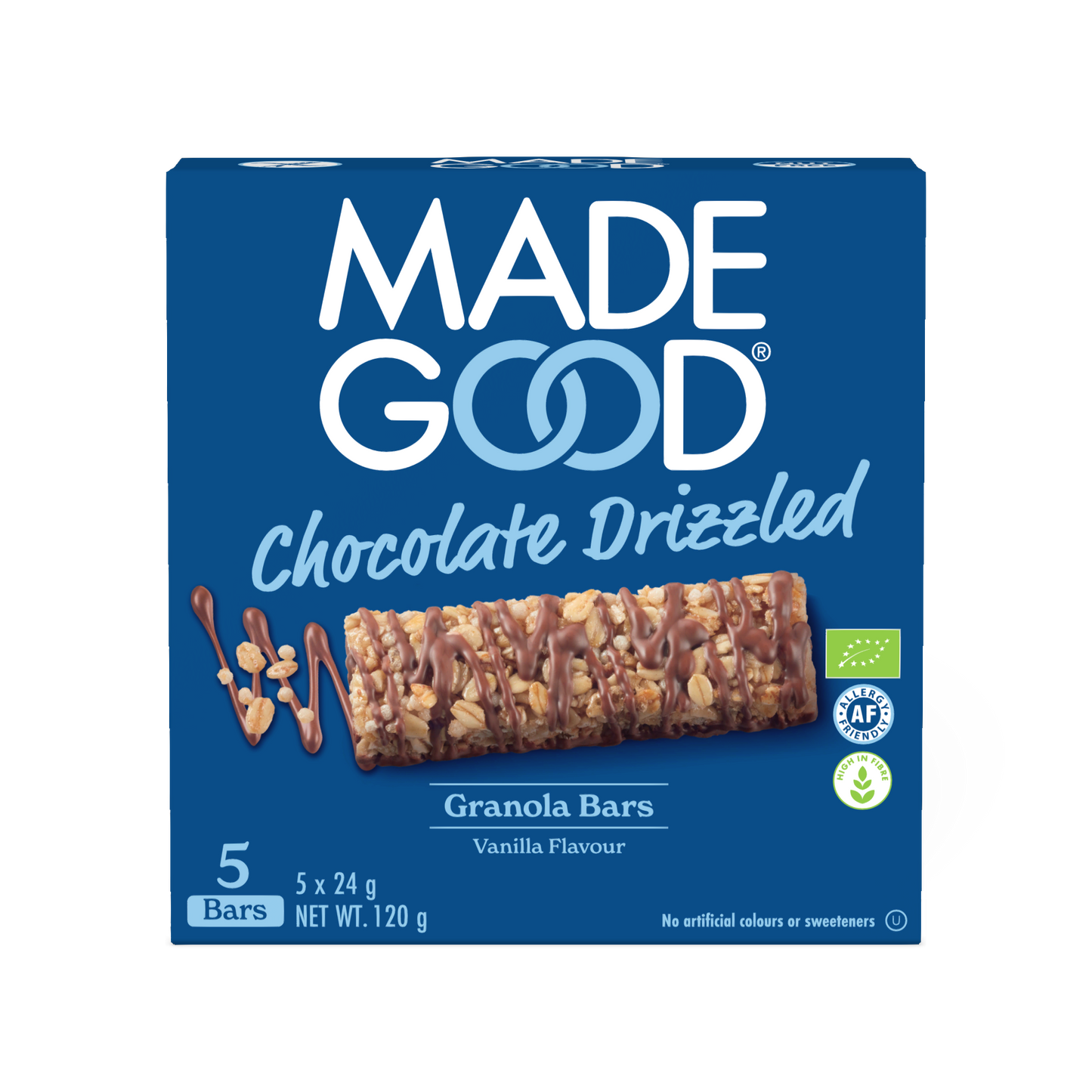 Schokoladenüberzogene Müsliriegel mit Vanillegeschmack 5 Stück - Glutenfrei